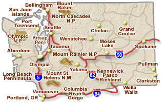 Request free travel planners for Washington vacation planning.