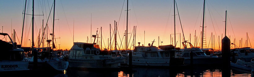 Bay Marina Sunset
