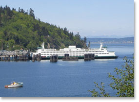 Ferry in the Puget Sound